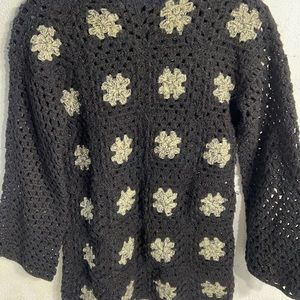 Handmade beautiful snowflake sweater used